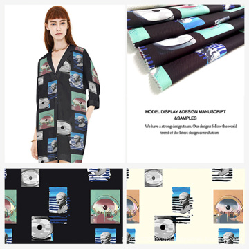 300gsm Twill impressão vestuário casaco / vestido / saia / almofada de tecido